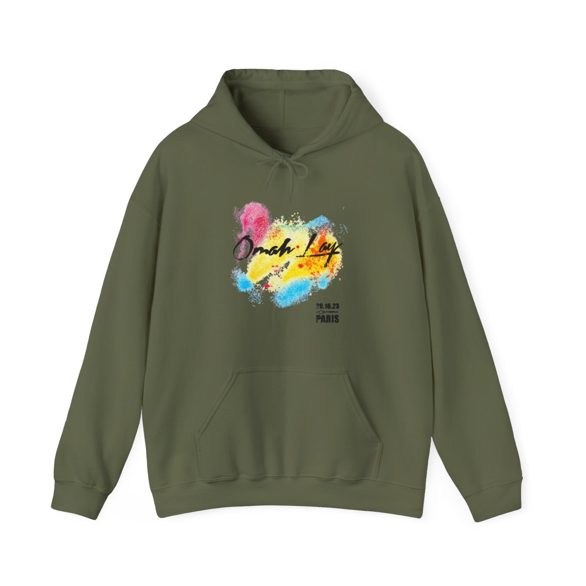 I made 500 hoodies for the artist Omah Lay & each hoodie is different : r/streetwearstartup - alternate angle 4, merchandise